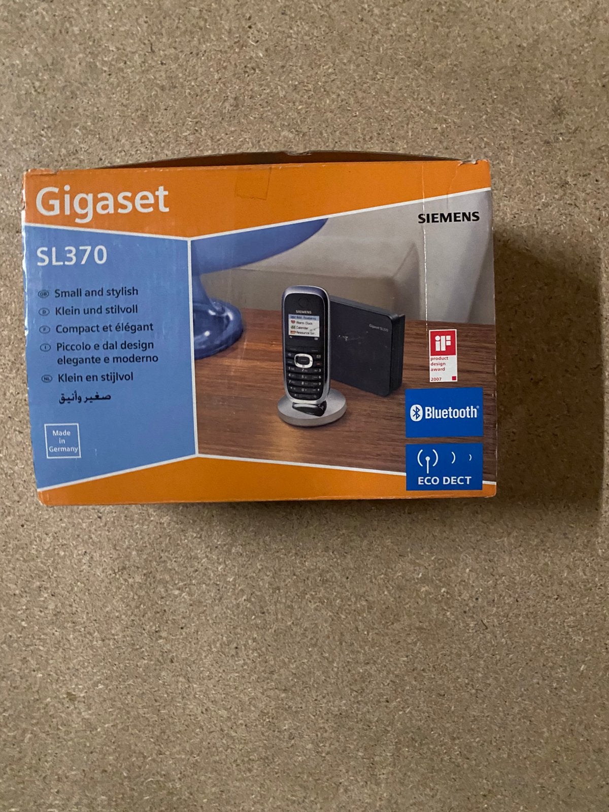 Siemens Gigaset SL370 dect telefoon, Ophalen of Verzenden, Gebruikt, 2 handsets