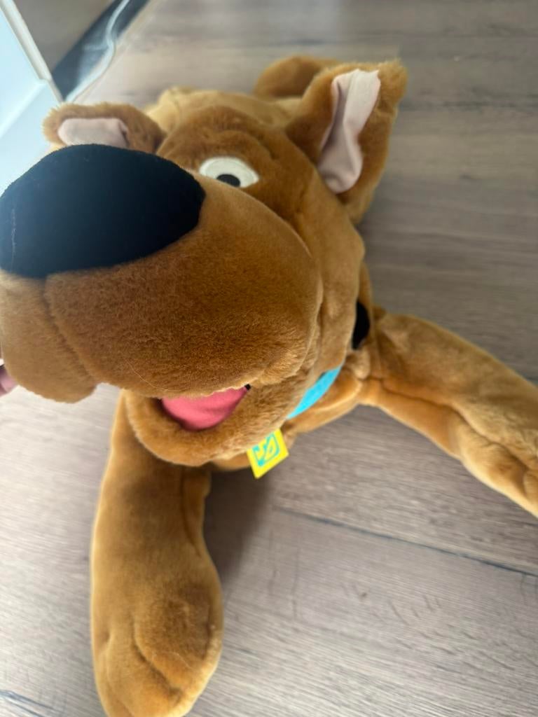 Grote liggende originele Scooby Doo knuffel, Verzenden, Nieuw