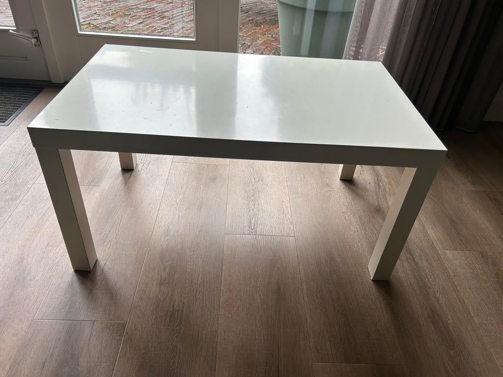 Ikea Lack tafel wit 90x55x45 cm, gratis af te halen., Huis en Inrichting, Tafels | Eettafels, Ophalen, Gebruikt, 50 tot 100 cm