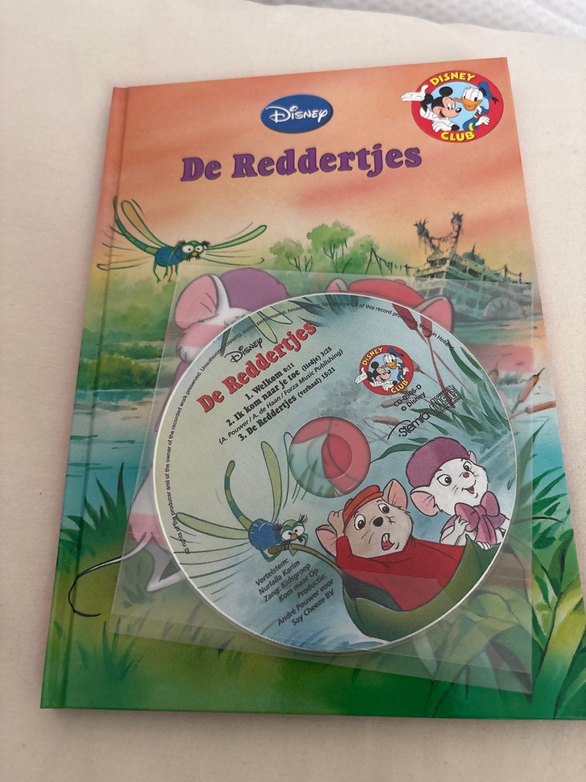 Disney De Reddertjes boek met CD -  nieuw, 5 of 6 jaar, Jongen of Meisje, Nieuw, Ophalen of Verzenden