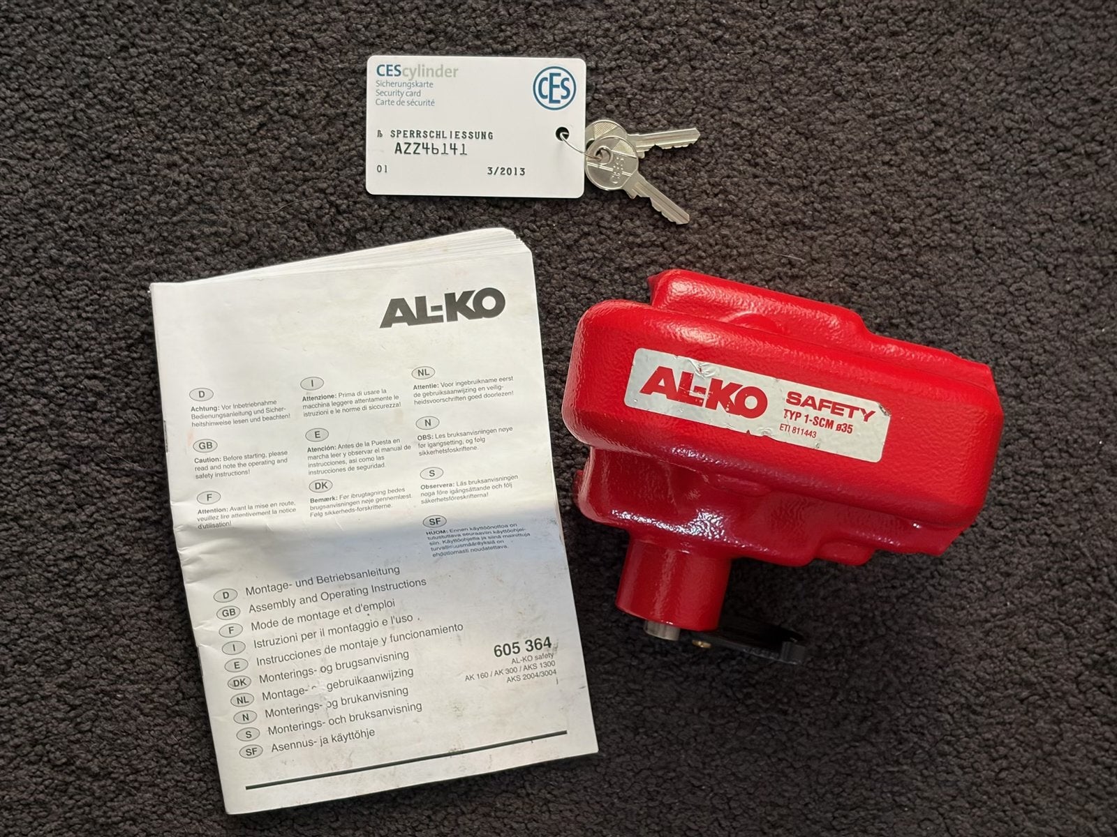ALKO Type 1-SCM 35 disselslot, Ophalen, Gebruikt