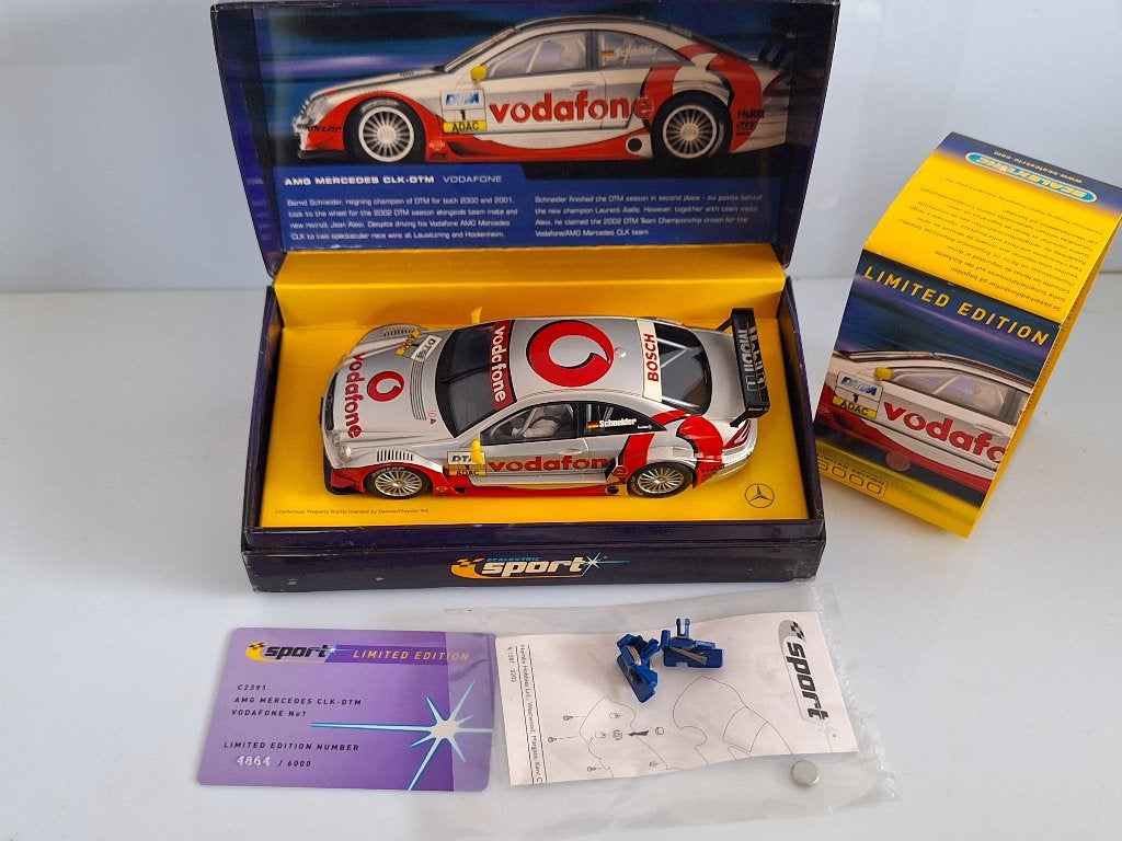 Scalextric Sport  Limited Edit Mercedes CKlasse Dtm Vodafone, Overige merken, Scalextric, Ophalen of Verzenden, Zo goed als nieuw