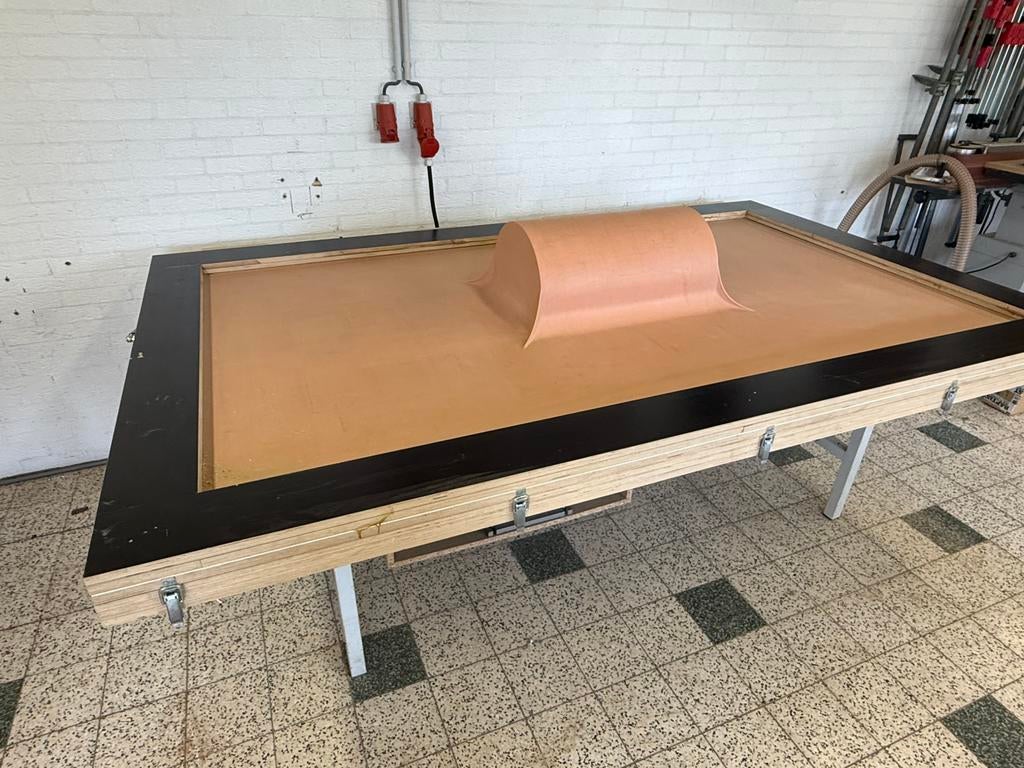 Vacuüm tafel, Ophalen