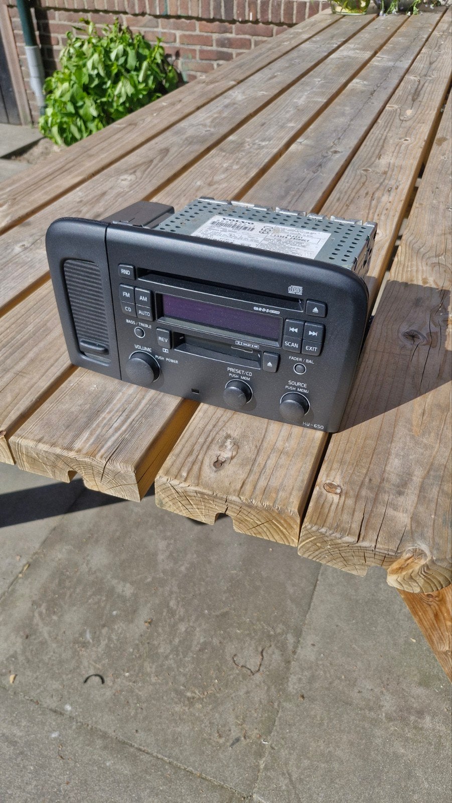 Volvo HU-650 autoradio CD-speler, Ophalen of Verzenden, Gebruikt