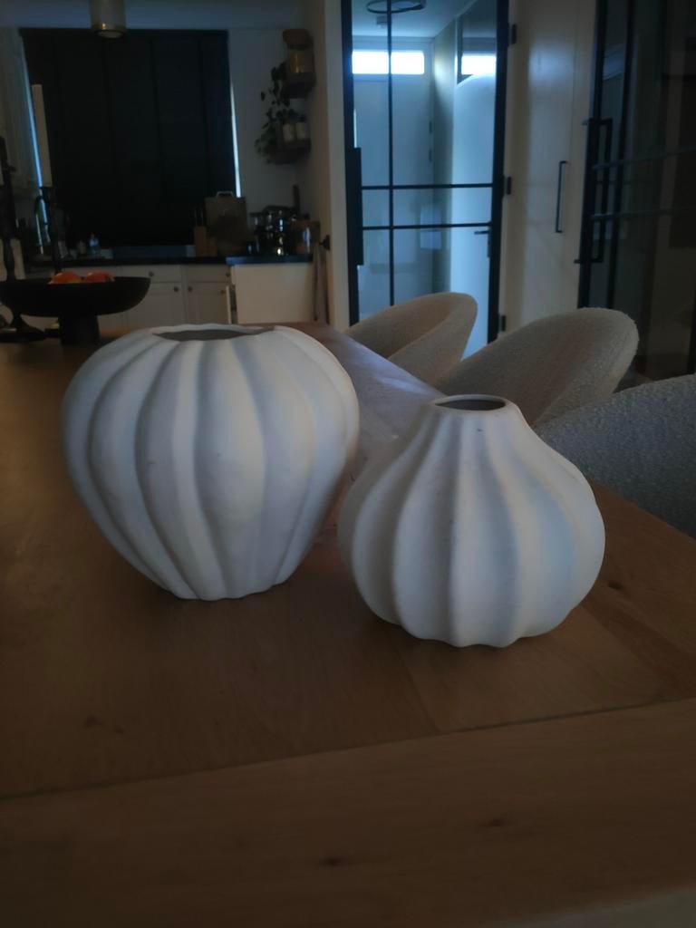 Riviera Maison vazen, Overige kleuren, Ophalen of Verzenden, Minder dan 50 cm, Glas
