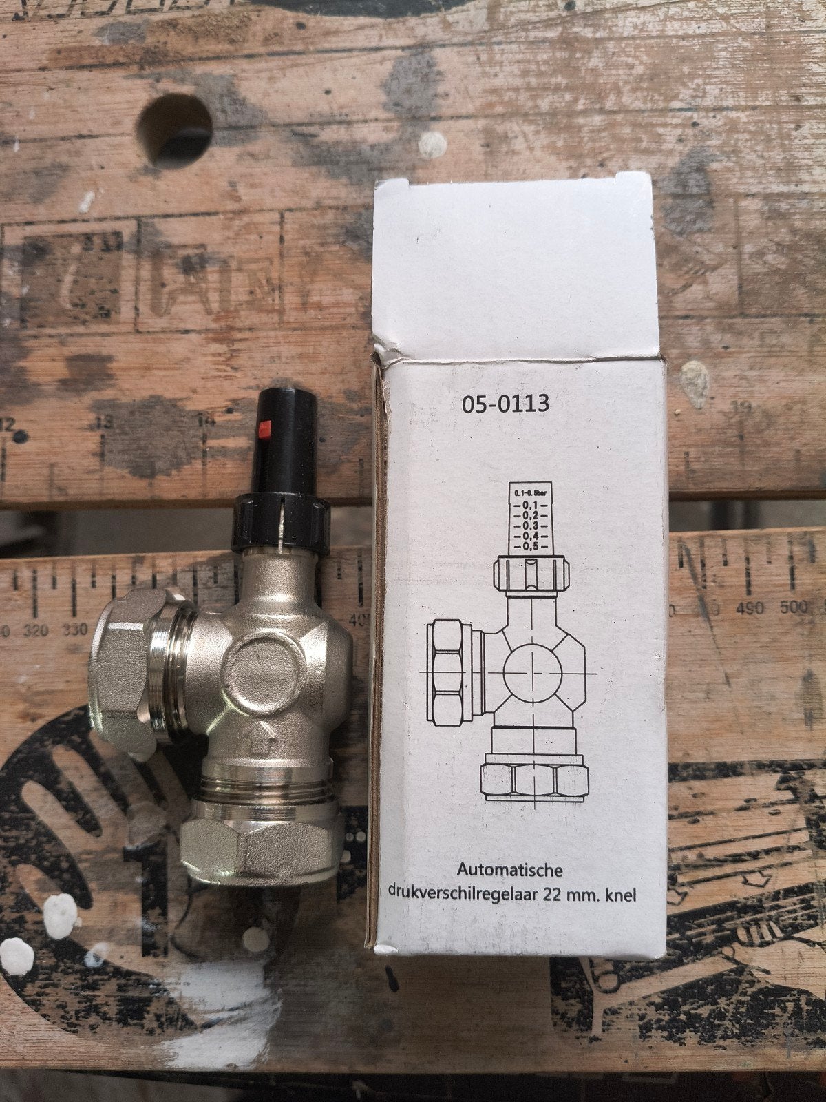 Automatische drukverschilregelaar 22 mm. knel, Ophalen of Verzenden, Nieuw, Chroom, Overige typen