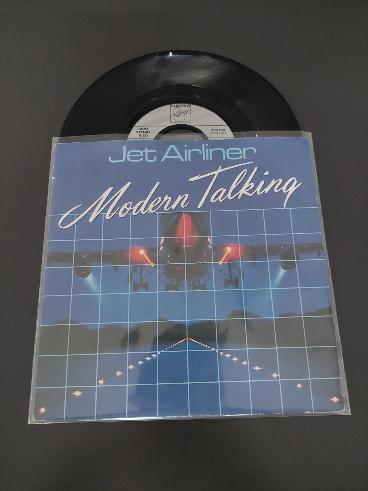 Modern talking jet airliner, Ophalen of Verzenden, Gebruikt