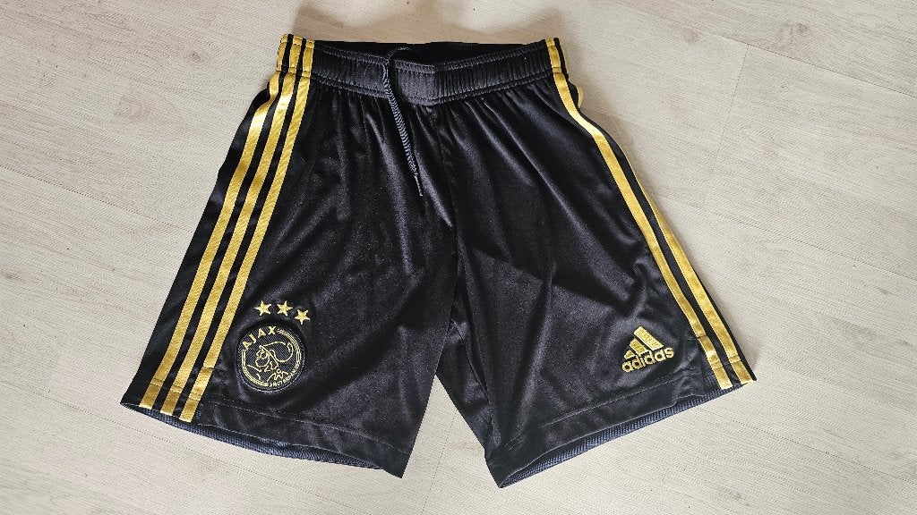Ajax UIT 3e EU Short! Seizoen 20/21! Mt S!, Ophalen of Verzenden, Zo goed als nieuw, Blauw, Voetbal