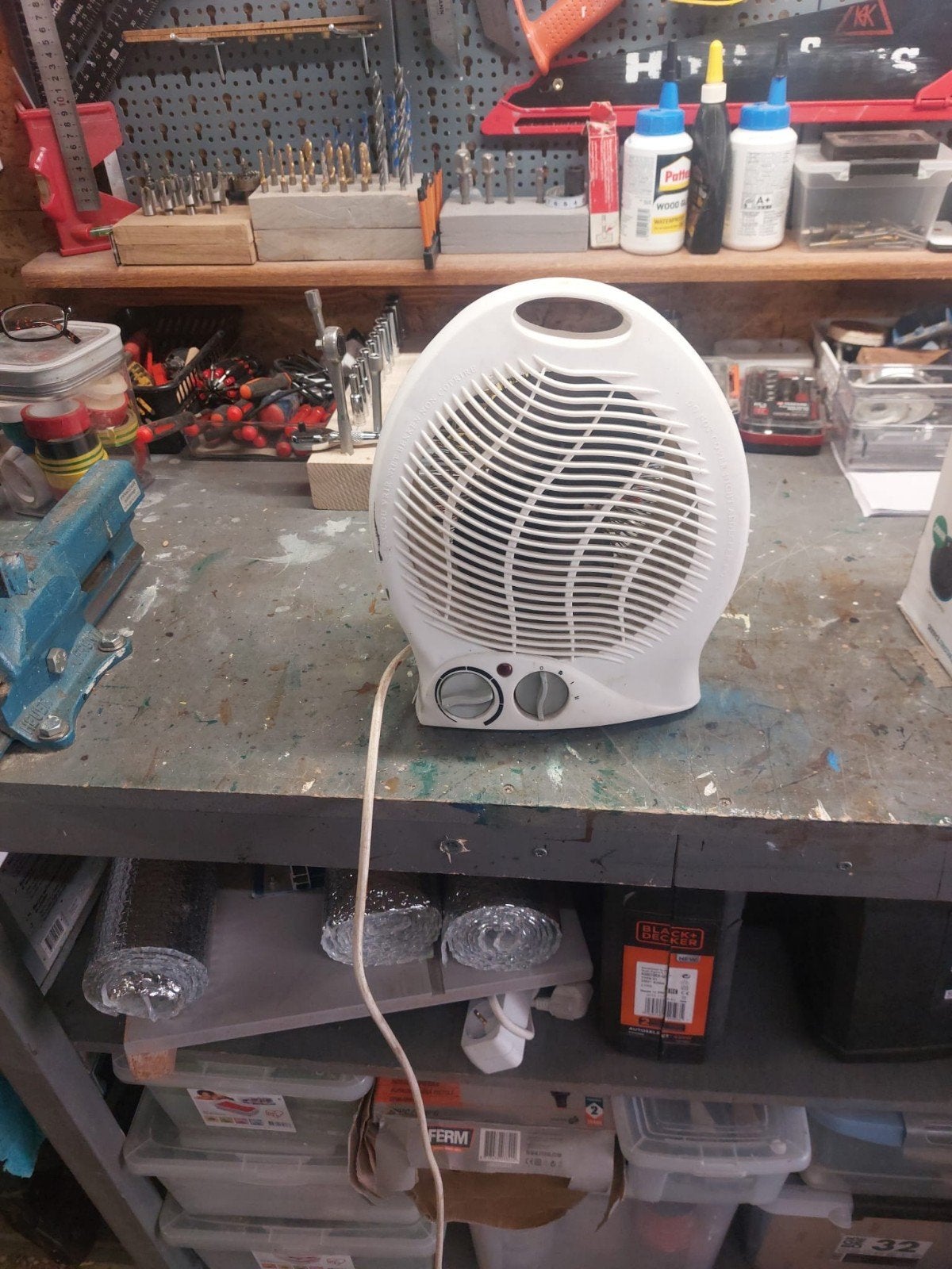 ventilator voor warme lucht, Ophalen, Tafelventilator