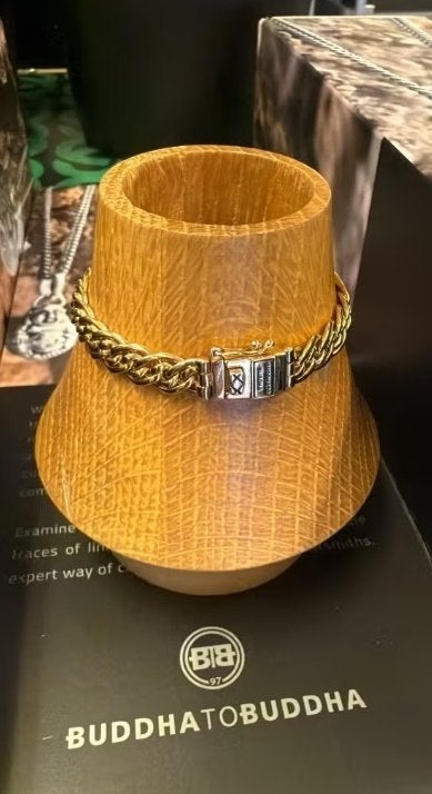 BUDDHA TO BUDDHA ARMBAND TYPE J211GVC+ NATHALIE GOLD €219,95, Ophalen of Verzenden, Zo goed als nieuw, Goud, Goud