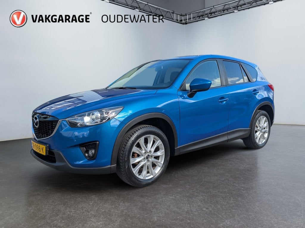 Mazda CX-5 2.0 4WD * Leder * Trekhaak * Camera, Keurmerk '100% Onderhouden', 15 km/l, Zwart, 4 cilinders