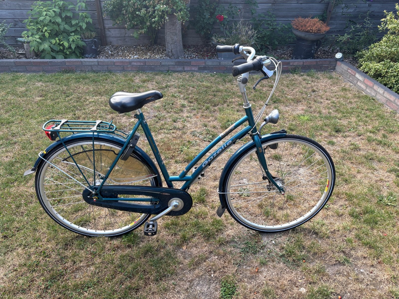 Gazelle damesfiets met 7 versnellingen, Ophalen, Terugtraprem, Gazelle, 53 tot 56 cm