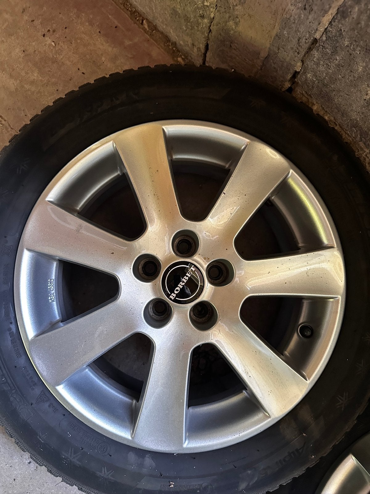 Borbet velgen 7-16 inch 5x100, Ophalen, Zo goed als nieuw