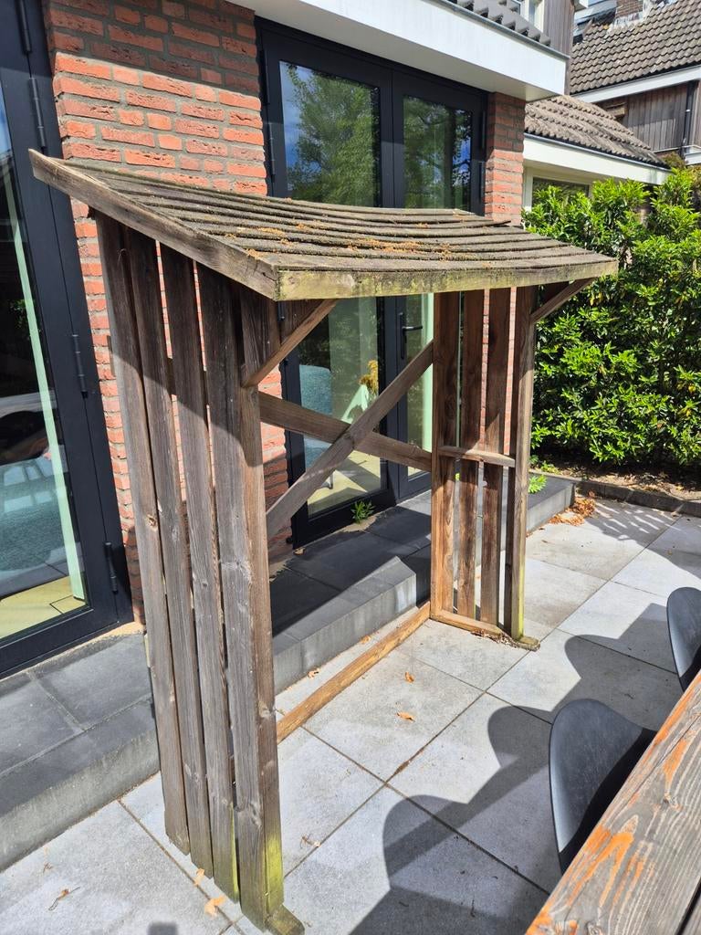 Huisje voor haardhout, opknappertje, Ophalen, Hout, Overige typen