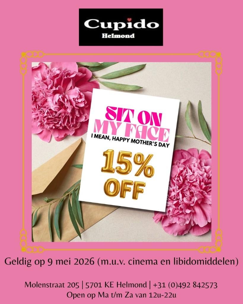 MOEDERDAGTIP!! 15% KORTING, Ophalen, Nieuw
