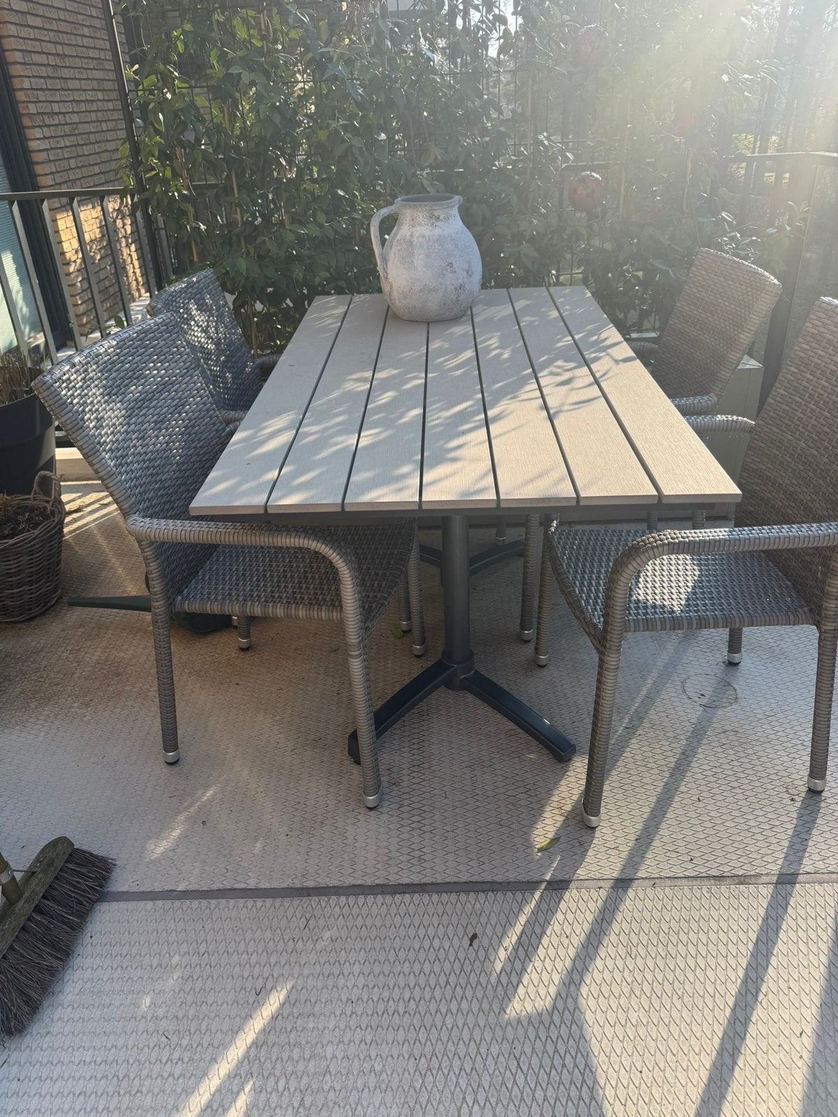 Buitentafel inklapbaar, Ophalen, Zo goed als nieuw, Aluminium