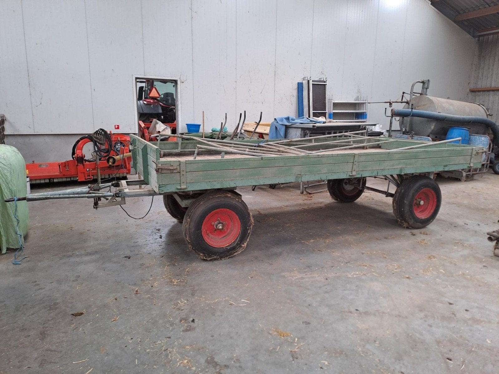Bano hooiwagen en strela schudder, Ophalen, Akkerbouw, Transport