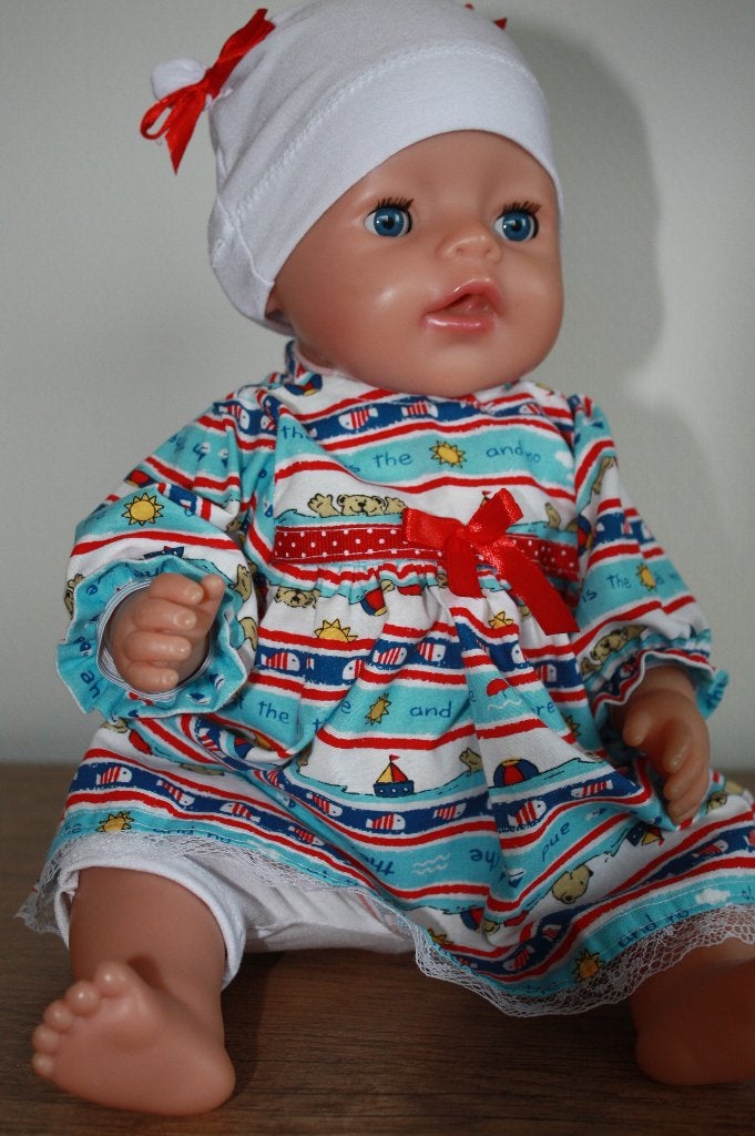 poppenkleertjes past baby born van 43 cm no7, Ophalen of Verzenden, Nieuw, Babypop