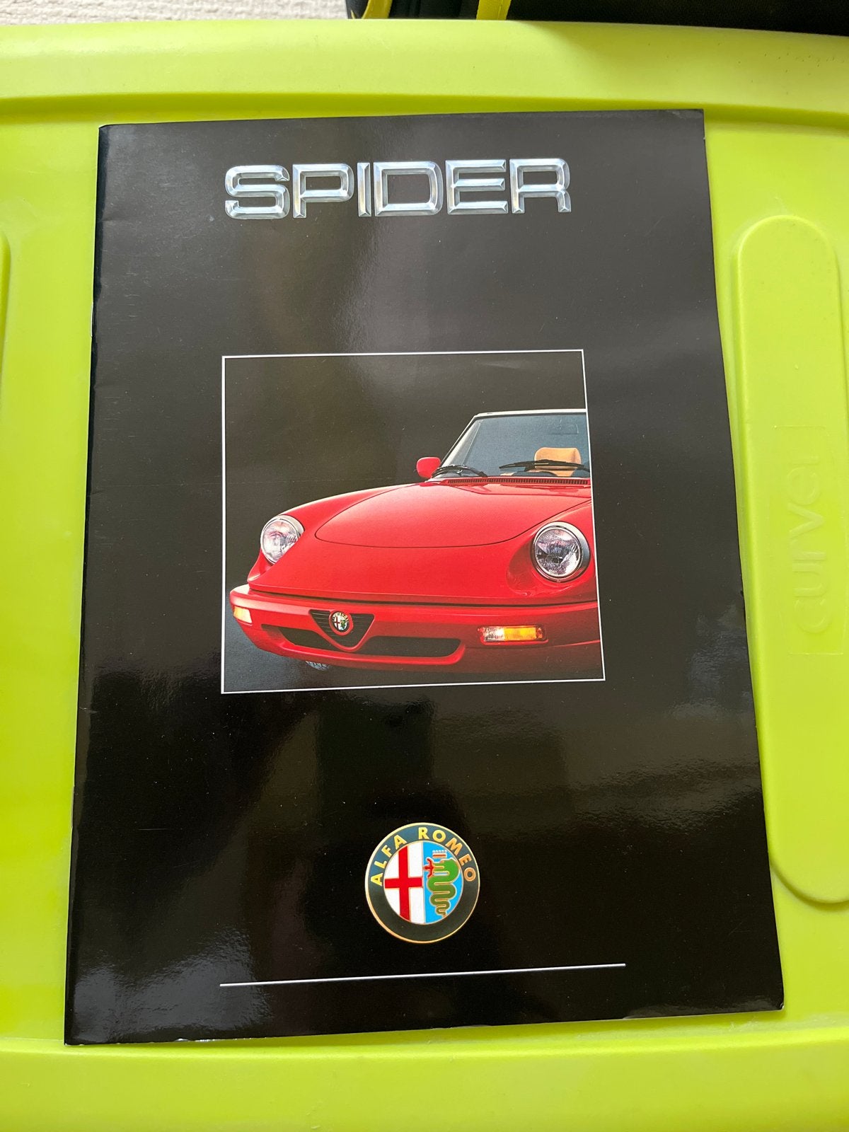 Alfa Romeo Spider Brochure (1993), Ophalen of Verzenden