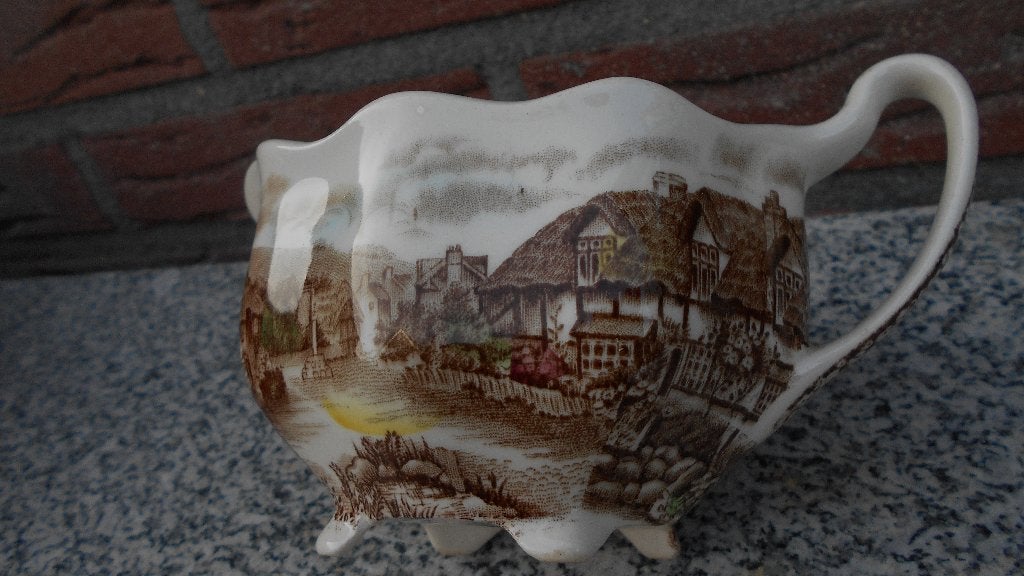 Melk Roomkan Johnson Bros Olde English Countryside 16x8 cm, Ophalen of Verzenden