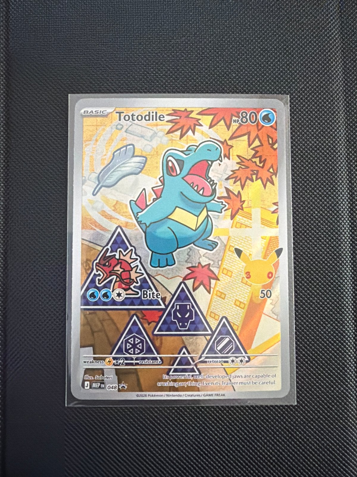 Totodile Pokemon Celebrations Classic Collection Kaart, Hobby en Vrije tijd, Ophalen of Verzenden, Zo goed als nieuw, Losse kaart