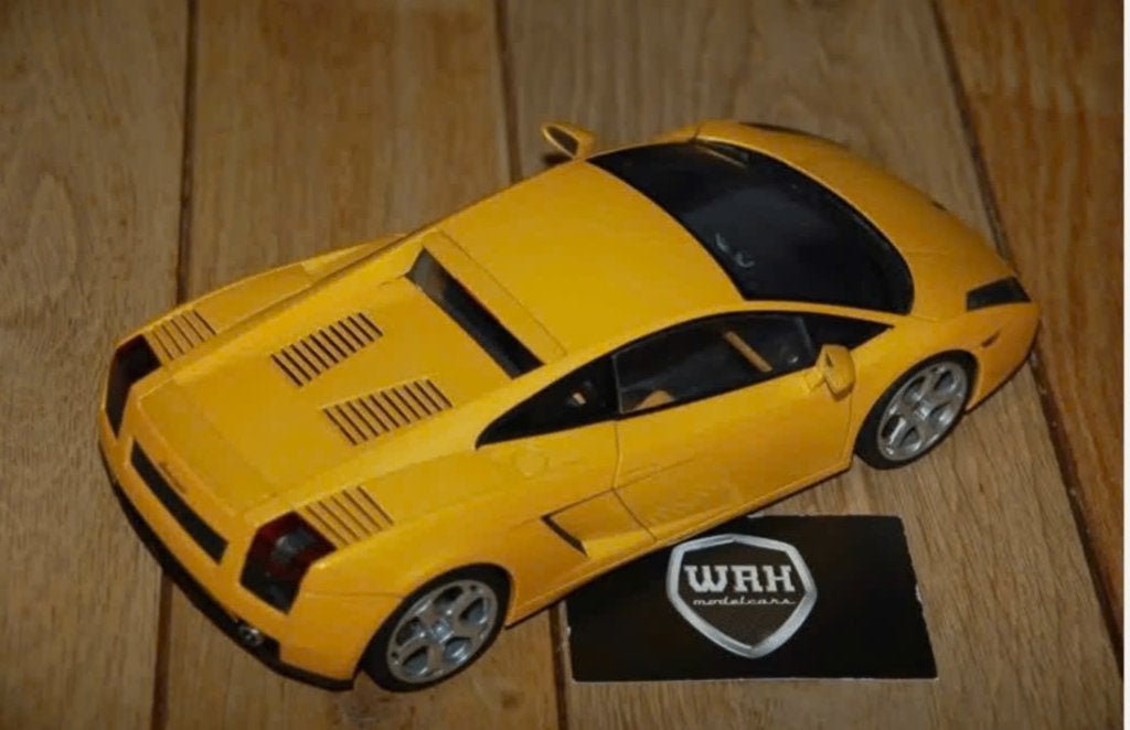 1:18 LAMBORGHINI GALLARDO coupe yellow Autoart no box WRH, Verzenden, Zo goed als nieuw, Auto, Autoart