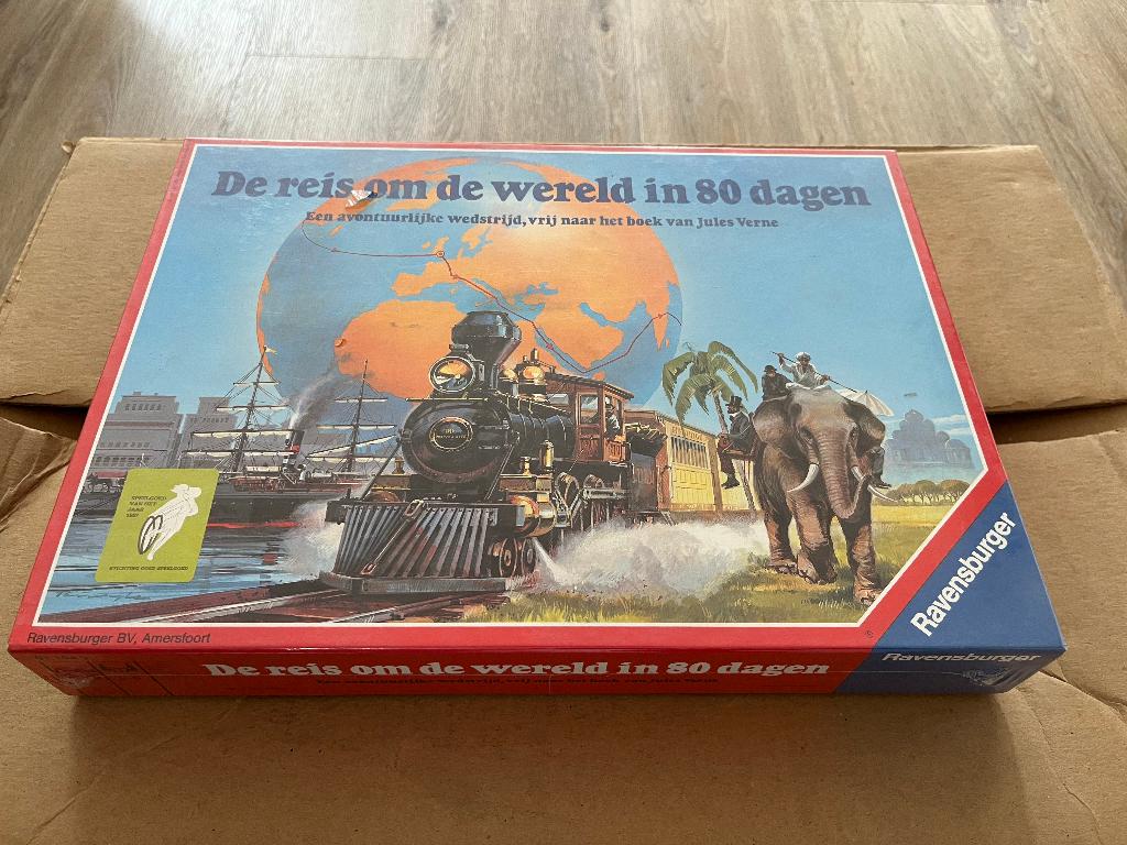 Ravensburger: Een Reis Om De Wereld In 80 Dagen Ongeopend, Vijf spelers of meer, Ophalen of Verzenden, Nieuw, Ravensburger