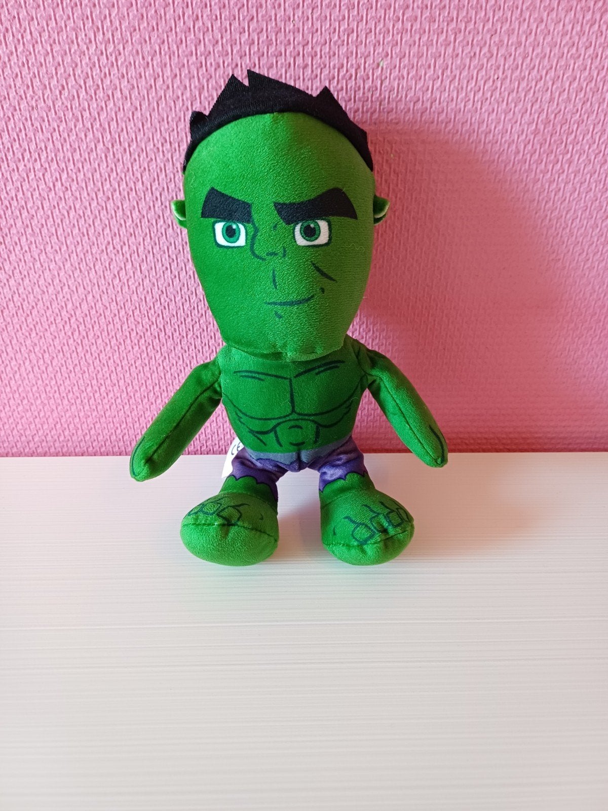 Knuffel poppetje van de Hulk, Ophalen of Verzenden, Gebruikt