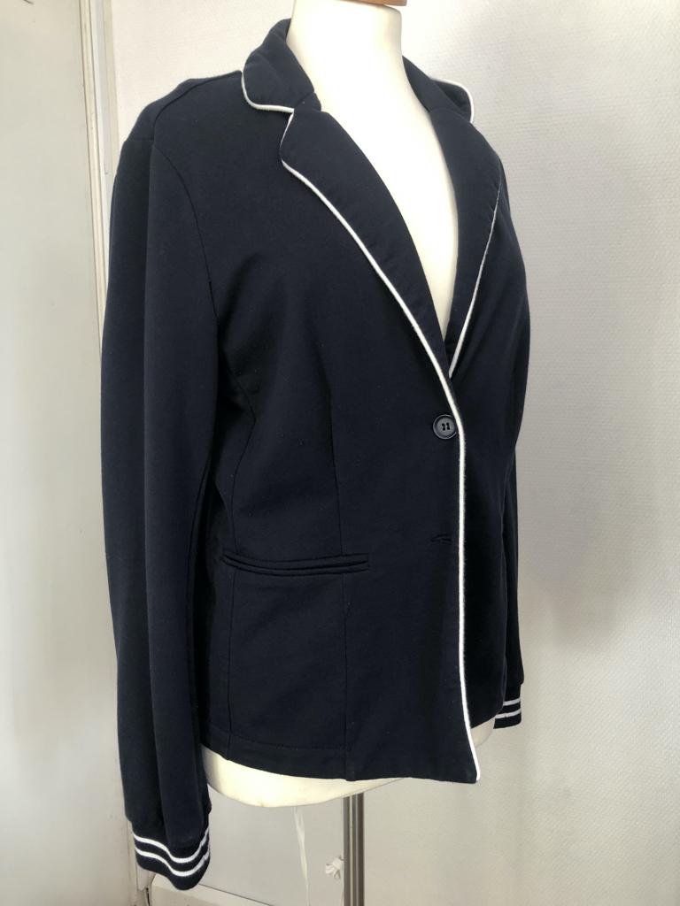 TRAMONTANA blauw jasje met witte bies maat M, Maat 38/40 (M), Blauw, Tramontana, Ophalen of Verzenden