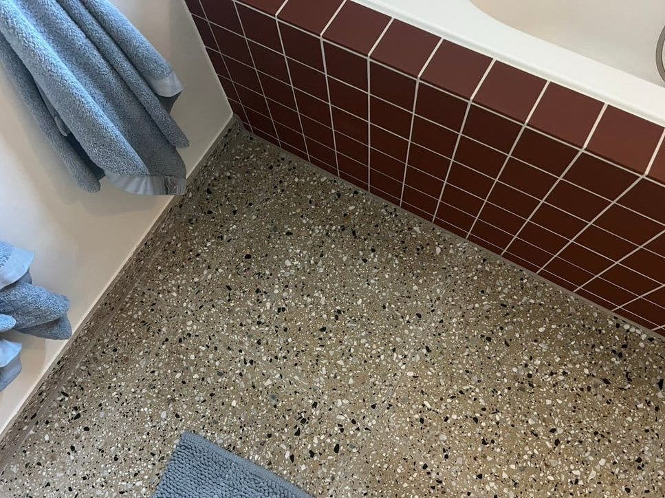 Rest partij Terrazzo tegels 60x60, Ophalen, 60 cm of meer, Nieuw, 5 tot 10 m²