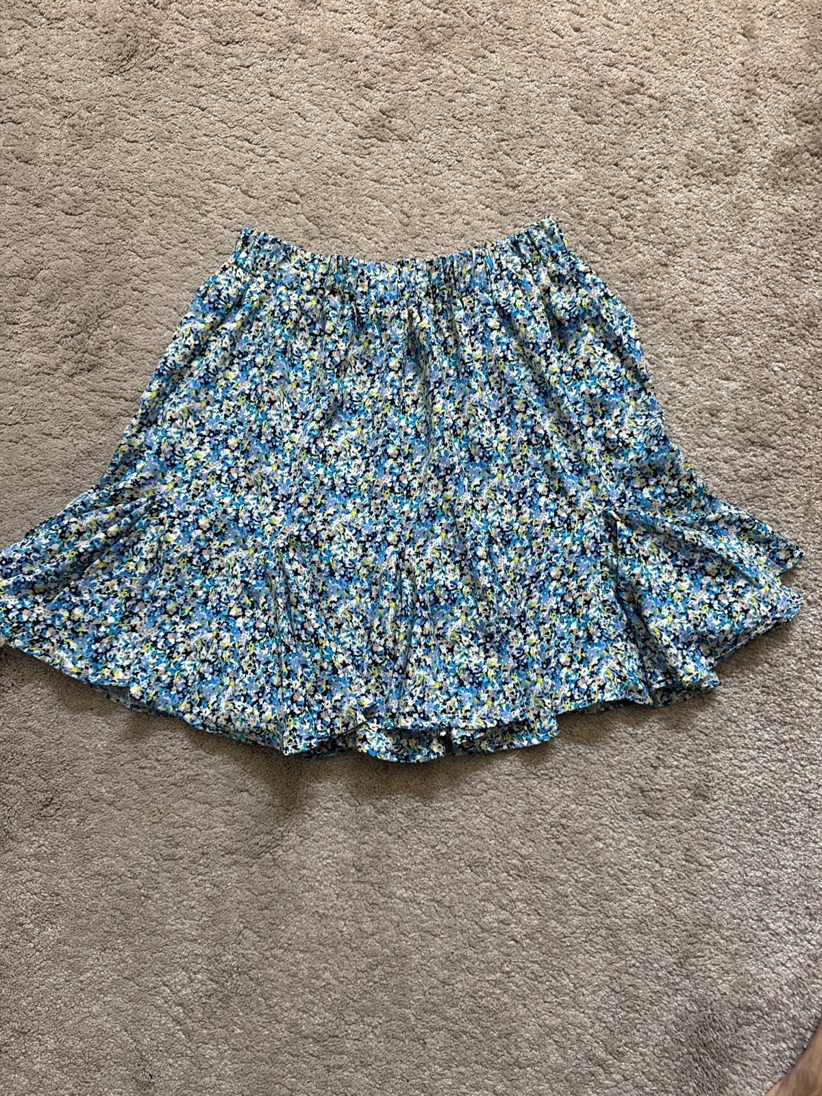 IVIVI Bloemenrokje Maat M, Kleding | Dames, Rokken, Maat 38/40 (M), Blauw, Ophalen of Verzenden, Zo goed als nieuw