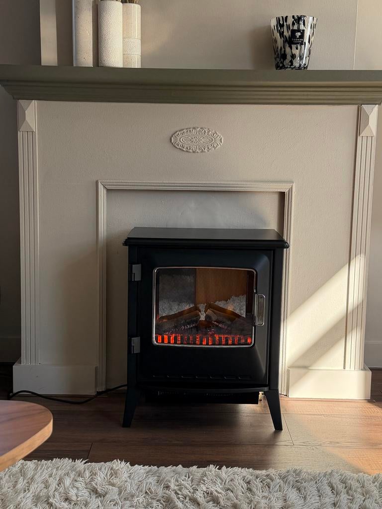 Dimplex Lucia Elektrische Haard, Huis en Inrichting, Ophalen, Gebruikt, Vrijstaande haard, Elektrische haard