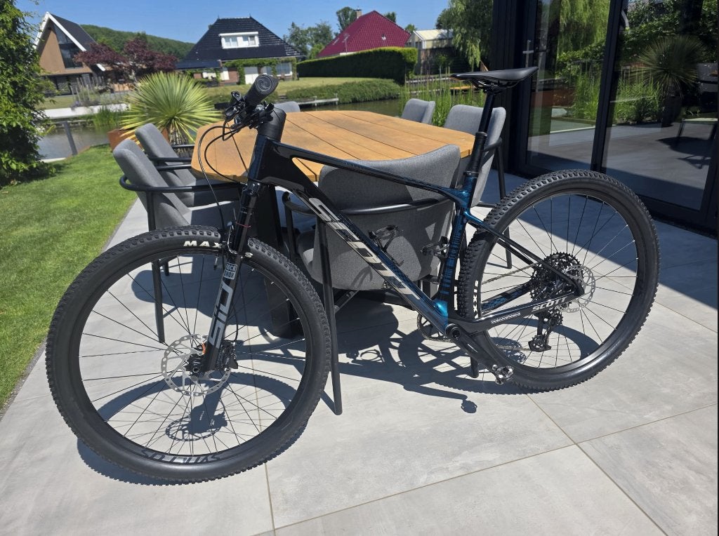 Scott Scale RC Team carbon maat L, Hardtail, Heren, Zo goed als nieuw, Schijfrem