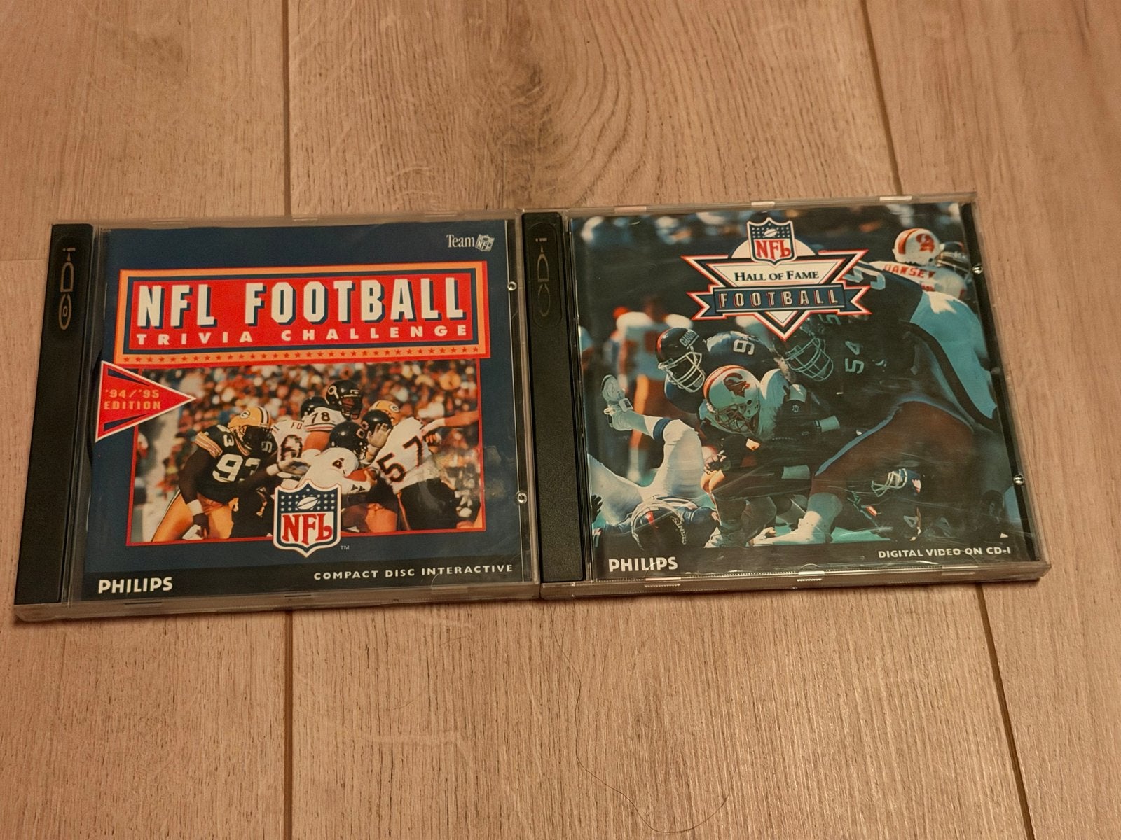 NFL Football CD-i Spellen: Trivia Challenge & Hall of Fame, Gebruikt, 1 speler, Ophalen of Verzenden, Sport