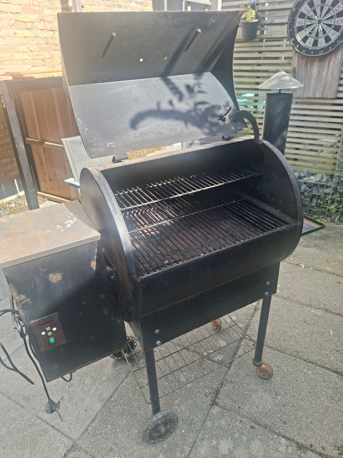 Pellet Smoker BBQ met Thermometer, Ophalen, Gebruikt, Onbekend