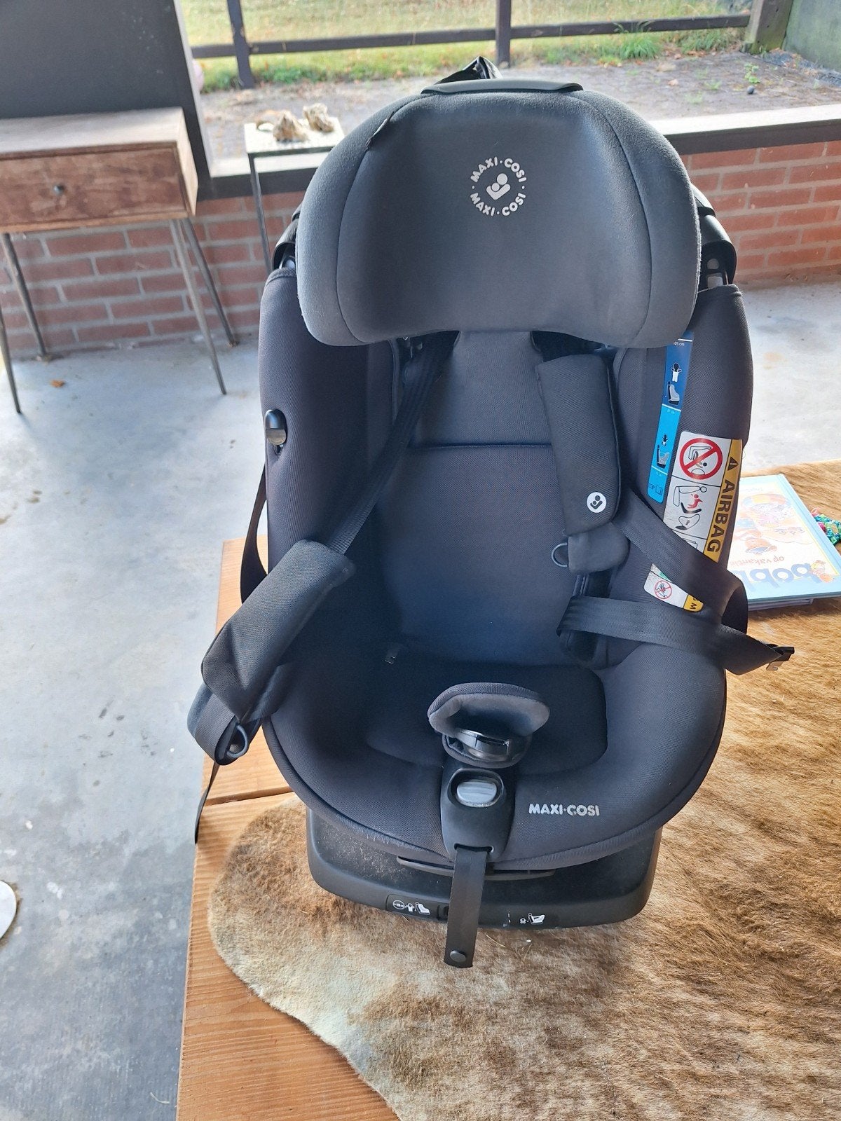 Maxi Cosi Axiss fix draaibare autostoel, Kinderen en Baby's, Autostoeltjes, Ophalen, Gebruikt, 9 t/m 18 kg, Isofix