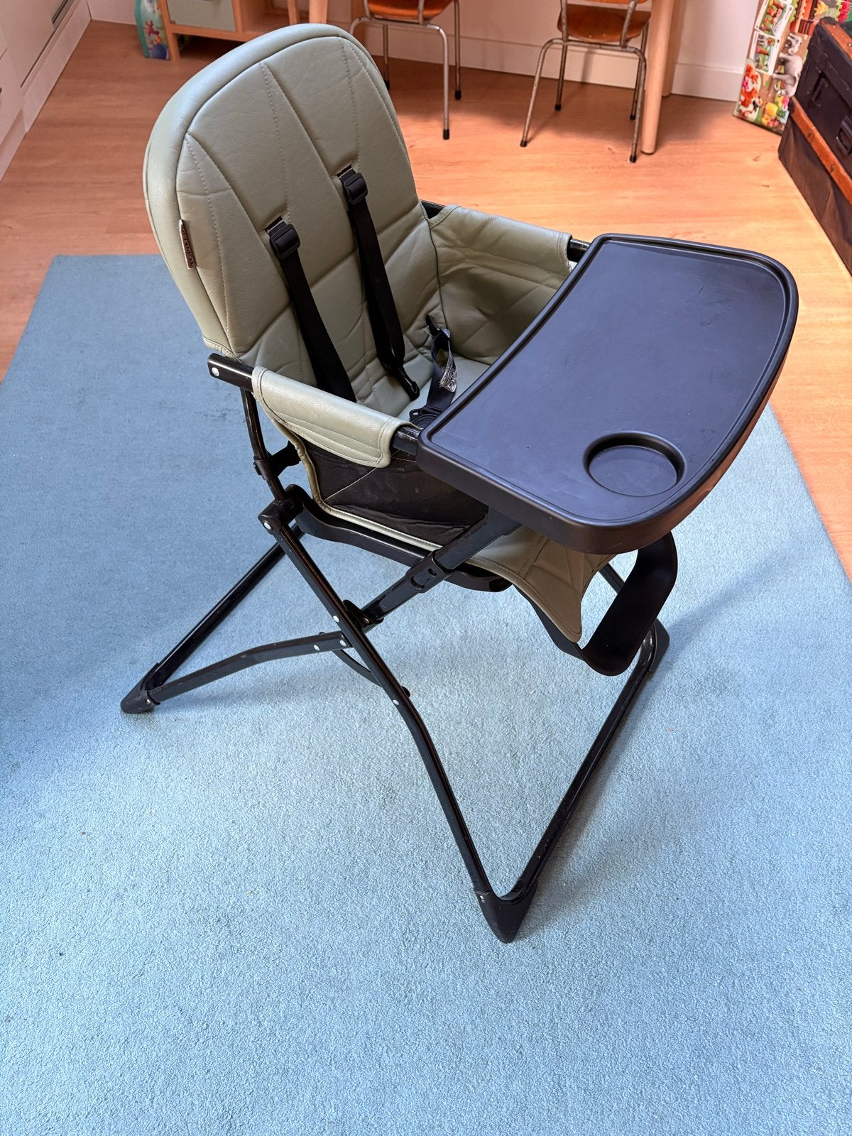 Compact inklapbare kinderstoel - Topmark Lucky Groen, Kinderen en Baby's, Ophalen, Gebruikt, Inklapstoel, Afneembaar eetblad