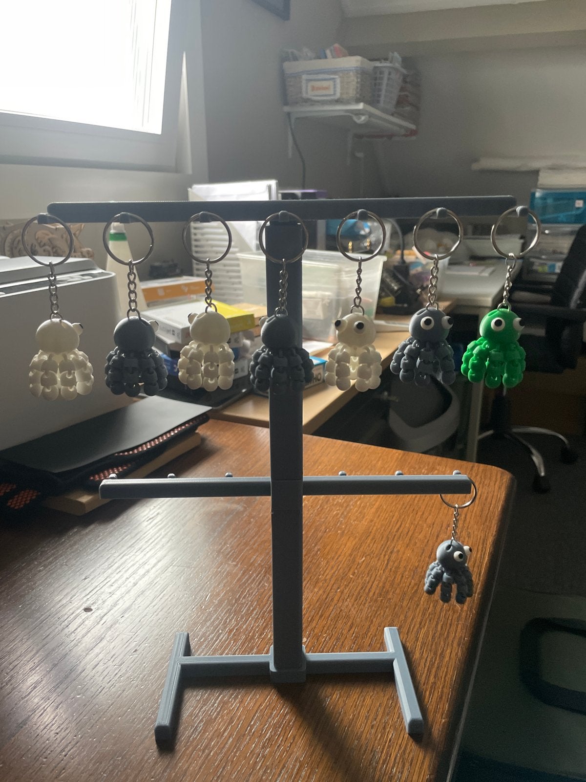 Leuke 3D-geprinte octopus sleutelhangers, Verzamelen, Ophalen of Verzenden, Nieuw, Dier of Natuur