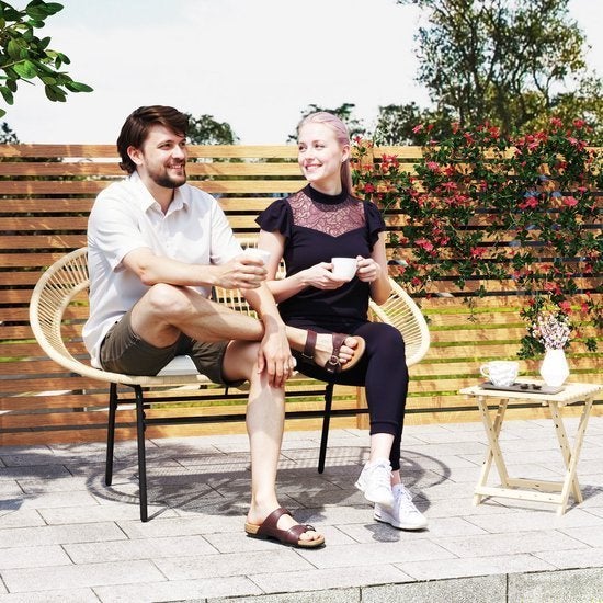 Tuinbank – Buitenbank – Parkbank – Balkonbank – Zwart, Corvance B.V., Verzenden, Nieuw, Corvancebol@gmail.com