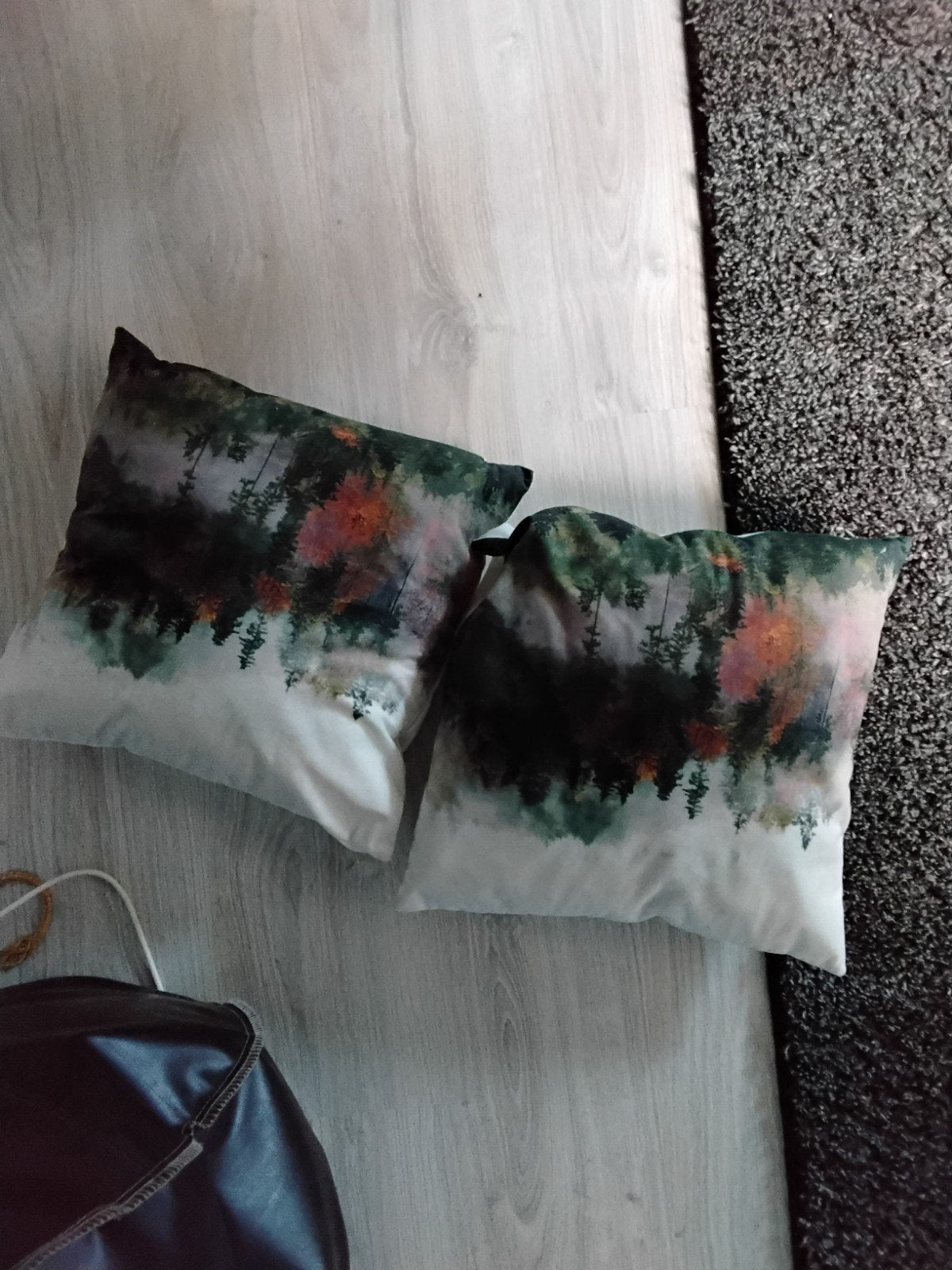2 kussens voor op de bank, Ophalen, Zo goed als nieuw, Vierkant, Sierkussen