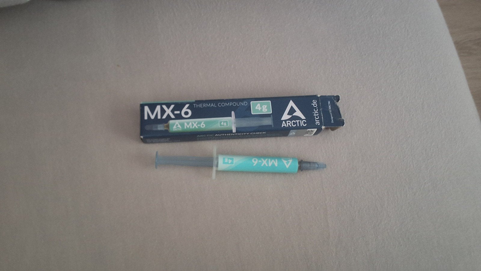 Koelpasta (thermal paste) gebruikt, Ophalen, Gebruikt