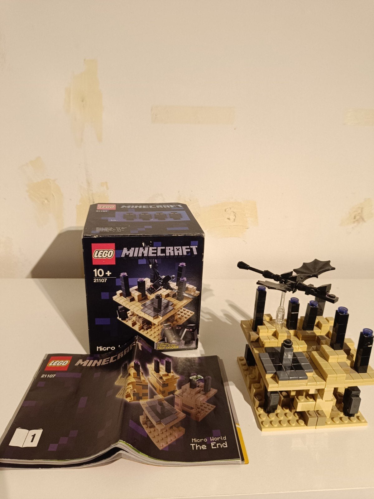 Lego Minecraft Micro World The End 21107, Kinderen en Baby's, Inclusief instructies, Gebruikt, Minecraft, Lego