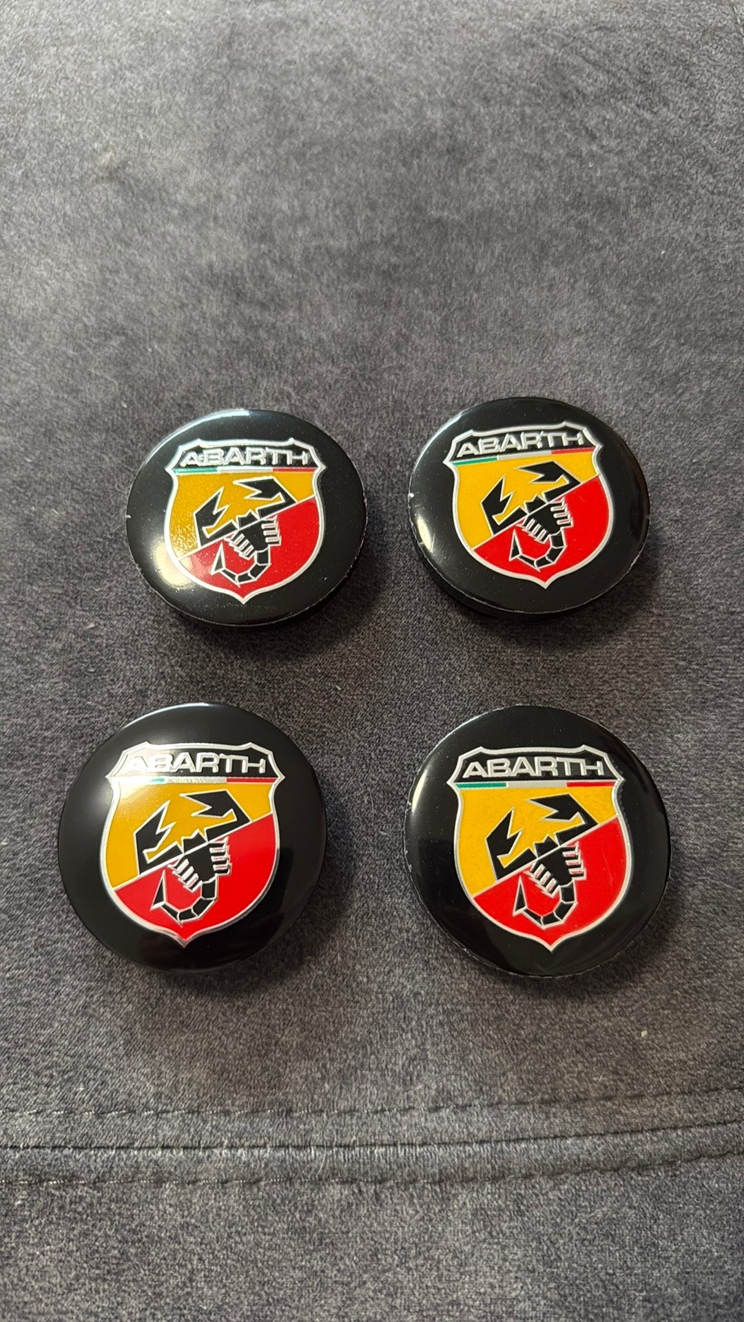 Abarth 56mm wielnaaf center cap, Ophalen of Verzenden, Nieuw