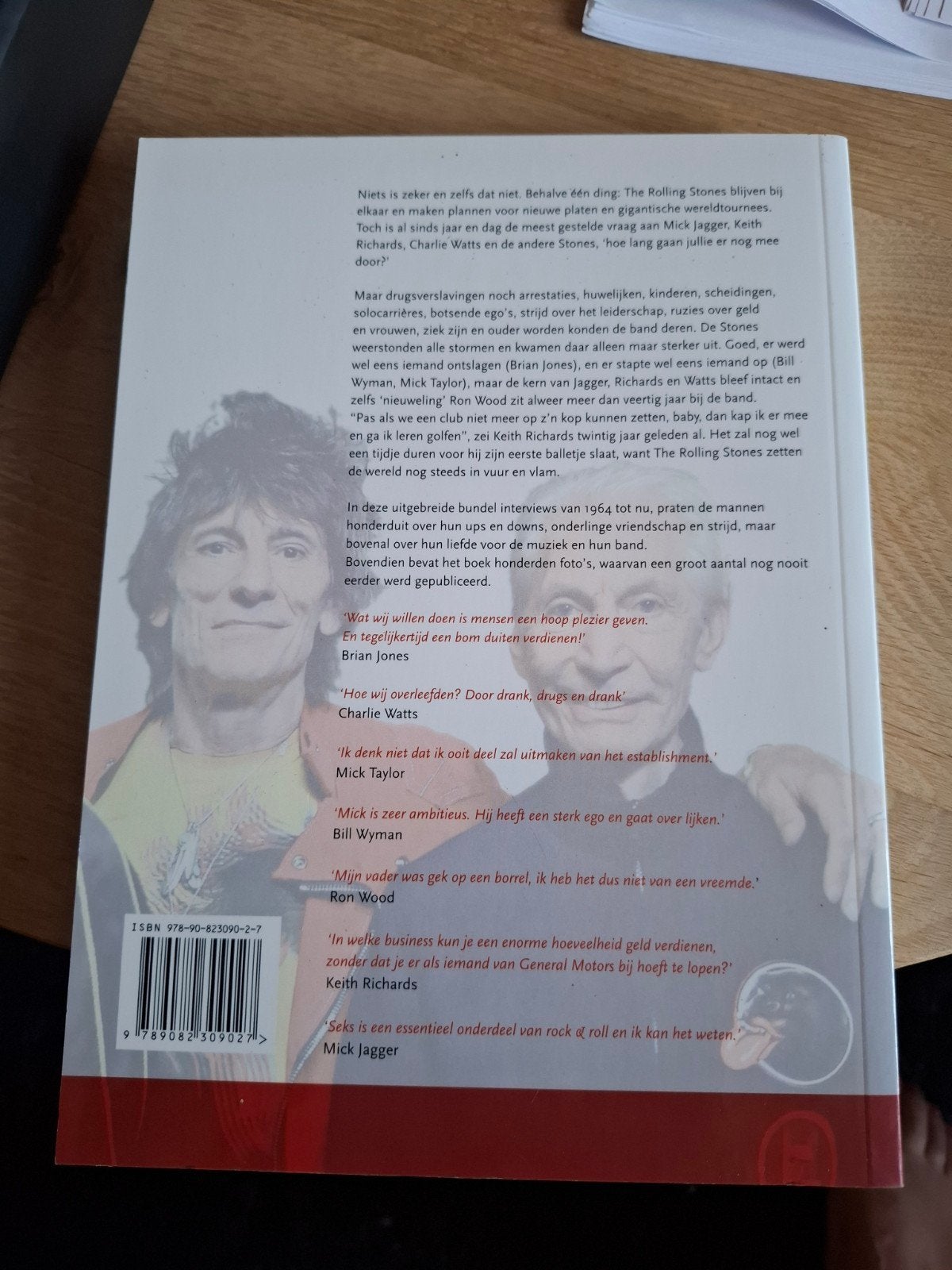 The Rolling Stones: Interviews 1964-heden, Ophalen of Verzenden, Gelezen, Artiest, Onbekend