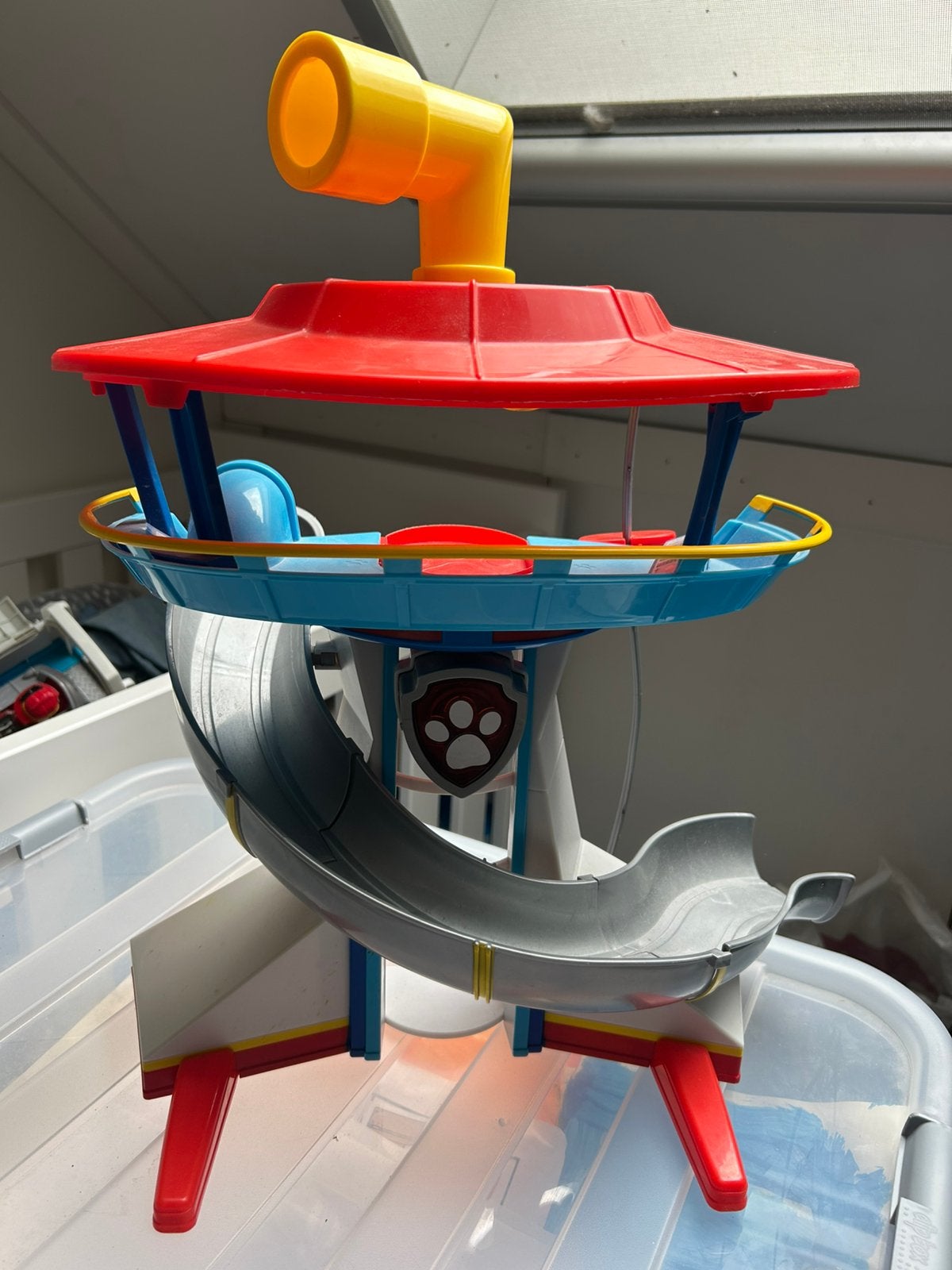 Paw patrol uitkijktoren + Chase en auto, Kinderen en Baby's, Speelgoed | Actiefiguren, Ophalen, Gebruikt