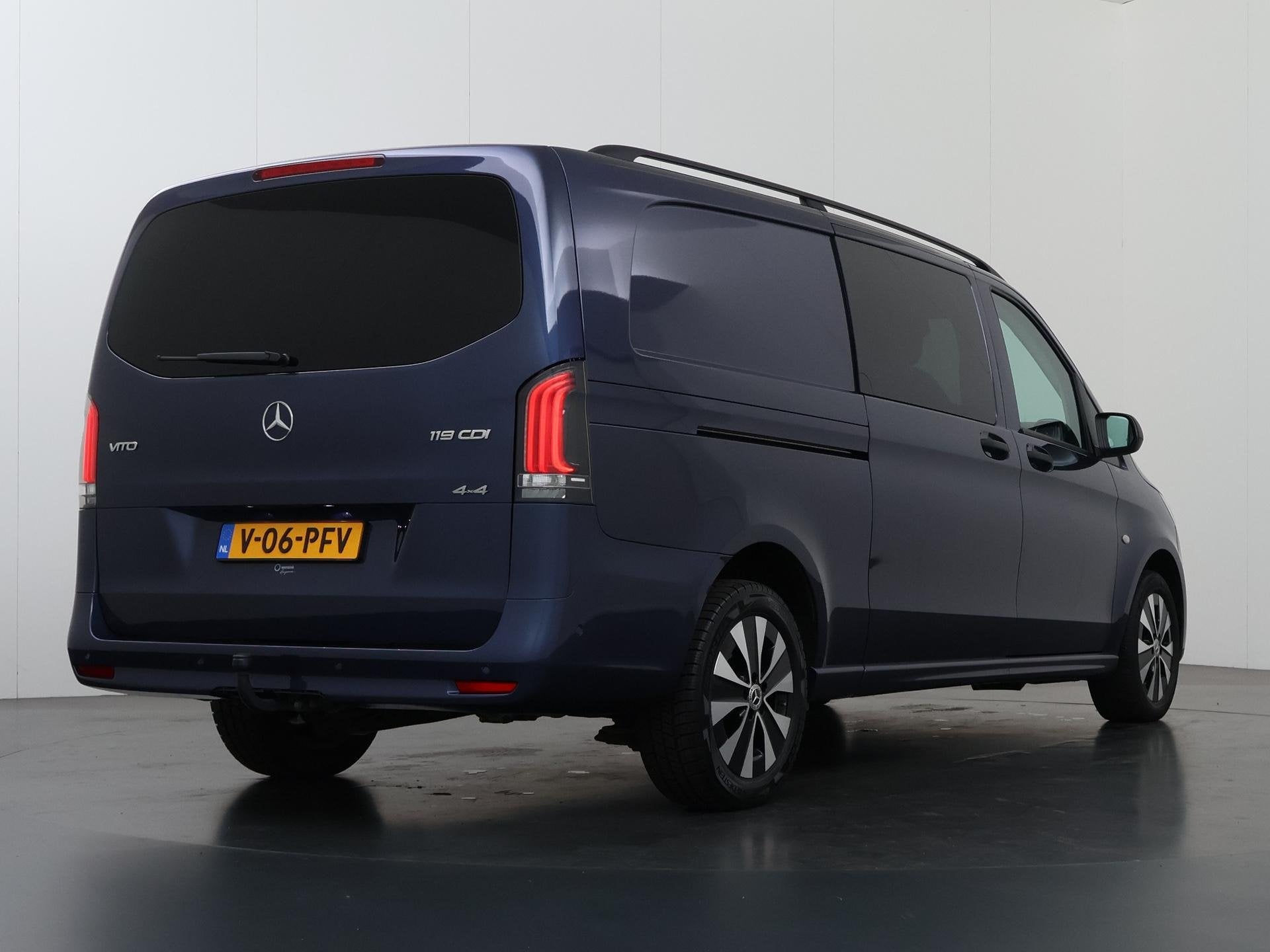Mercedes-Benz Vito 119 CDI | XL L3 | Pro | Dubbele Cabine |, Auto's, Automaat, Achterwielaandrijving, Gebruikt, Blauw