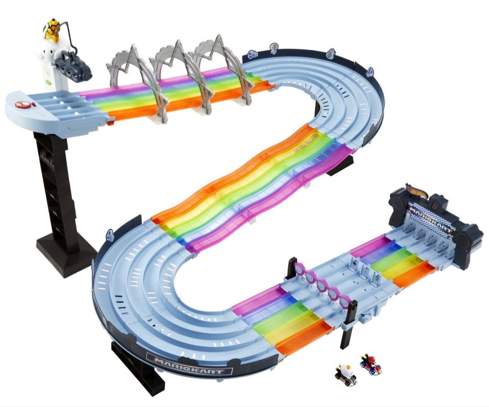 Hot Wheels Mario Kart Racebaan, Ophalen, Racebaan, Zelf te bouwen, Zo goed als nieuw