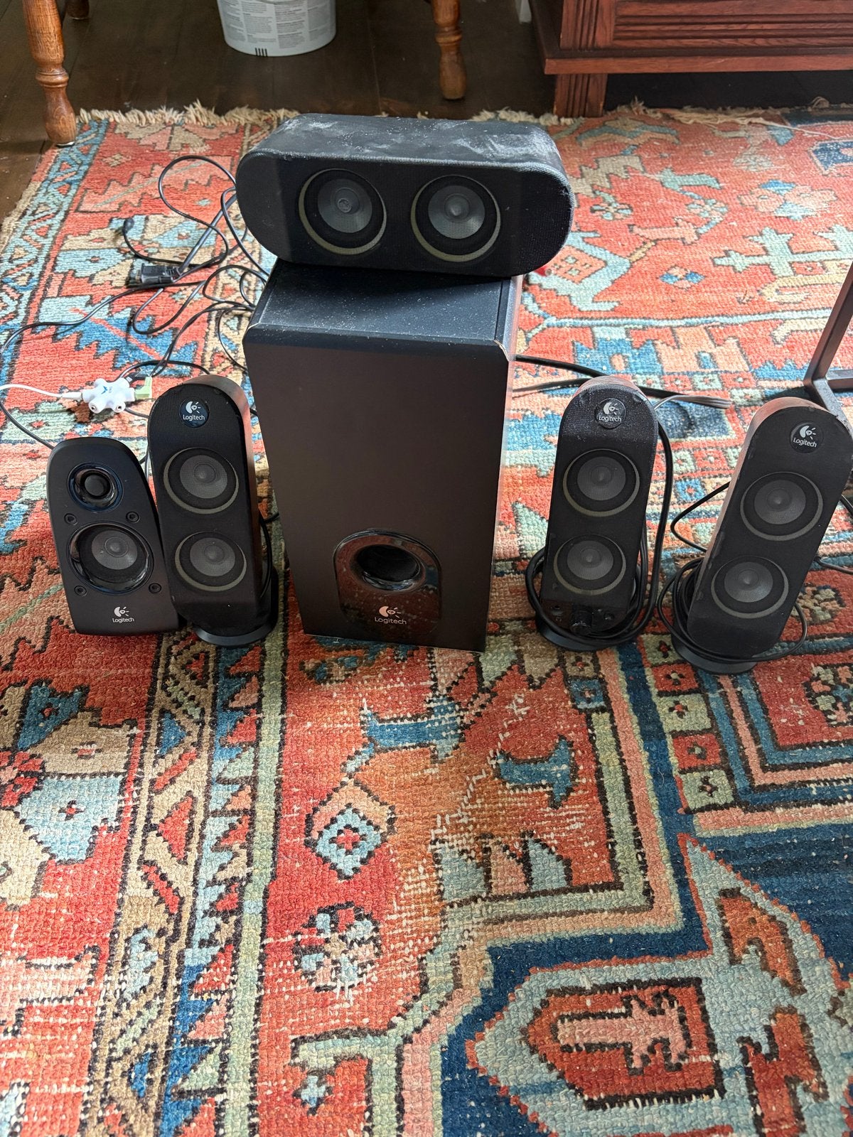 Logitech 5.1 Luidsprekerset met Subwoofer, Ophalen, Gebruikt, Audiokanaal 5.1