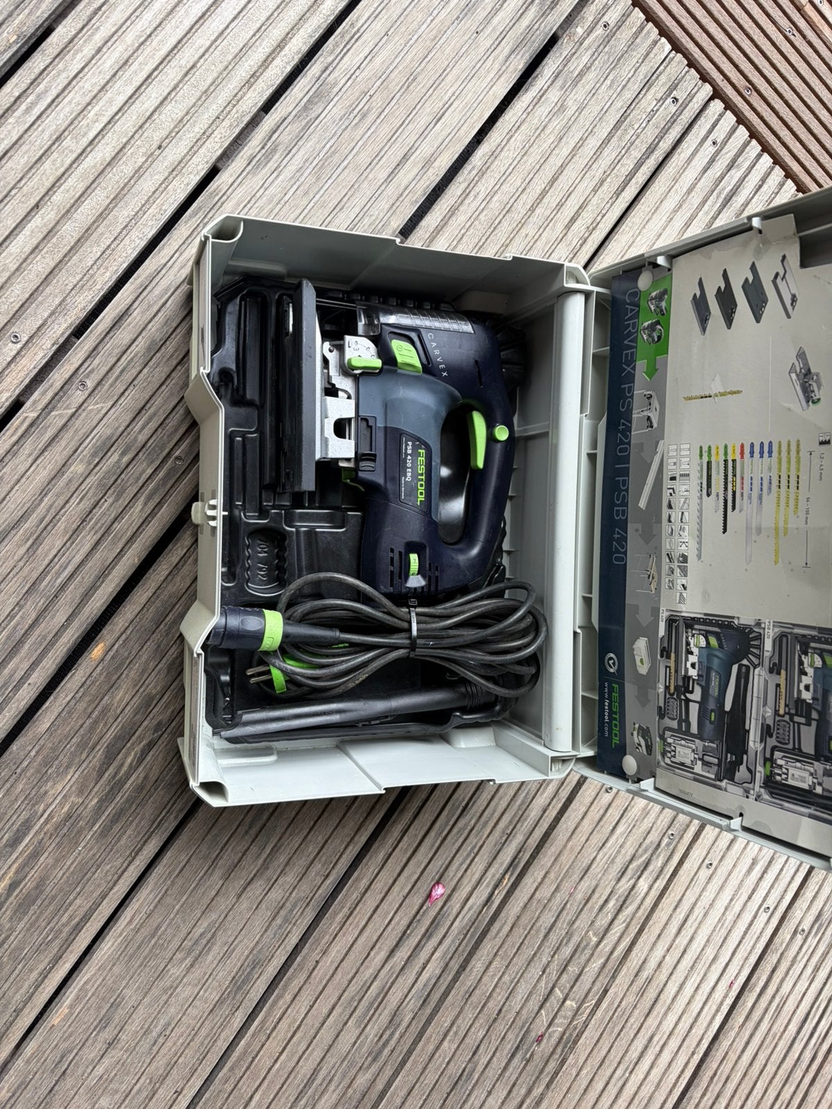 Festool PSB 420 EBQ Decoupeerzaag, Doe-het-zelf en Verbouw, Gereedschap | Zaagmachines, Decoupeerzaag, Ophalen of Verzenden, Zo goed als nieuw