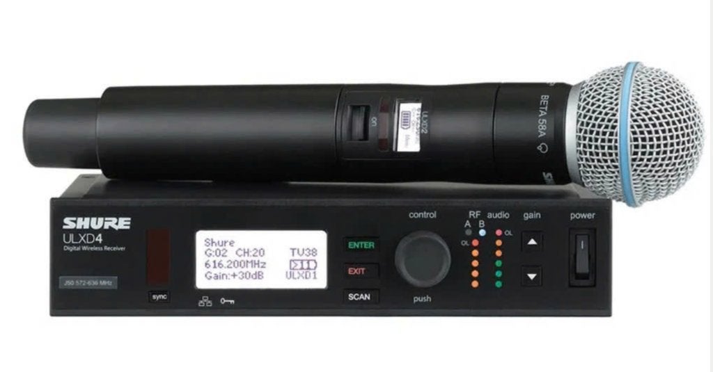 Shure ULXD, Muziek en Instrumenten, Zo goed als nieuw, Leico Music Shop, https://www.leicomusicshop.nl/product/shure-ulx-d-beta58a/